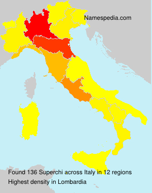 Surname Superchi in Italy
