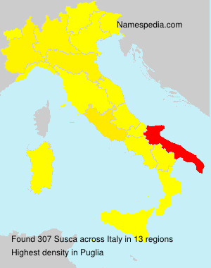 Surname Susca in Italy Surname Susca in Italy
