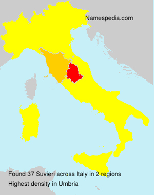 Surname Suvieri in Italy Surname Suvieri in Italy