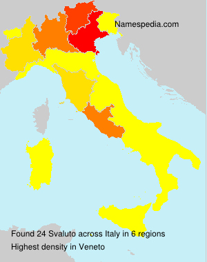 Surname Svaluto in Italy Surname Svaluto in Italy