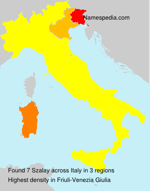 Surname Szalay in Italy Surname Szalay in Italy