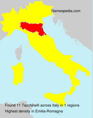 Surname Tacchinelli in Italy Surname Tacchinelli in Italy