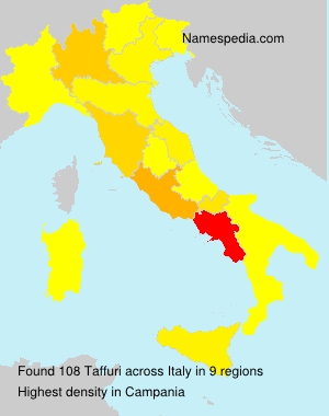 Surname Taffuri in Italy Surname Taffuri in Italy