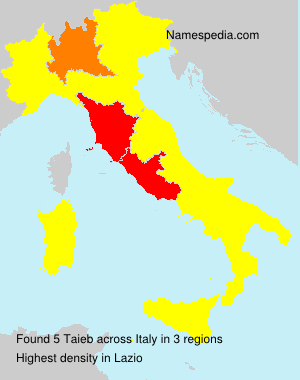 Surname Taieb in Italy Surname Taieb in Italy