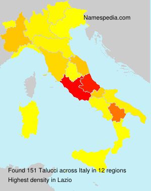 Surname Talucci in Italy Surname Talucci in Italy