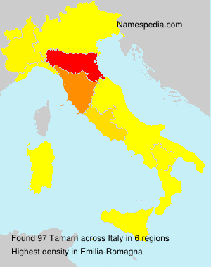 Surname Tamarri in Italy Surname Tamarri in Italy