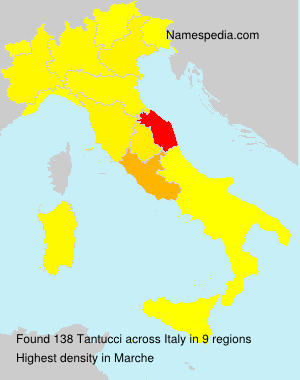 Surname Tantucci in Italy Surname Tantucci in Italy