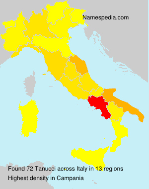 Surname Tanucci in Italy Surname Tanucci in Italy