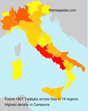 Surname Tartaglia in Italy Surname Tartaglia in Italy