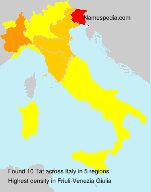 Surname Tat in Italy Surname Tat in Italy