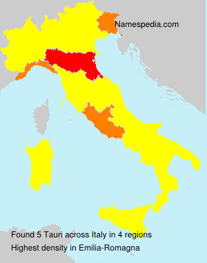 Surname Tauri in Italy Surname Tauri in Italy