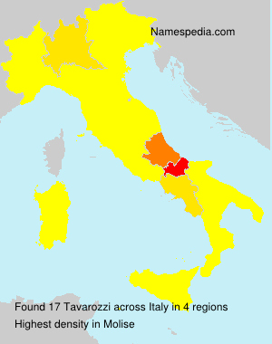 Surname Tavarozzi in Italy Surname Tavarozzi in Italy
