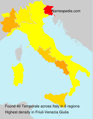 Surname Temporale in Italy Surname Temporale in Italy