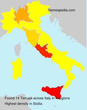 Surname Terrusa in Italy Surname Terrusa in Italy