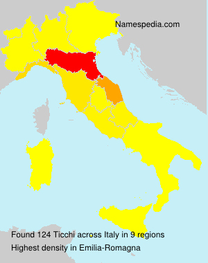 Surname Ticchi in Italy Surname Ticchi in Italy