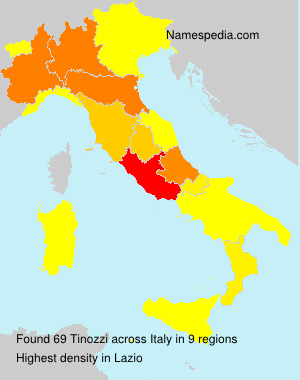 Surname Tinozzi in Italy Surname Tinozzi in Italy