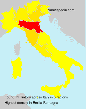 Surname Tintorri in Italy Surname Tintorri in Italy