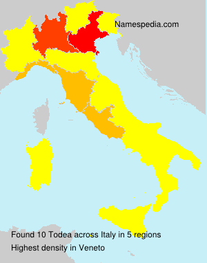 Surname Todea in Italy Surname Todea in Italy
