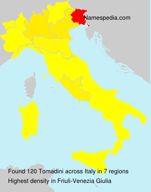 Surname Tomadini in Italy Surname Tomadini in Italy