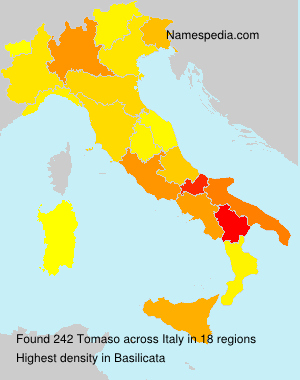 Surname Tomaso in Italy Surname Tomaso in Italy