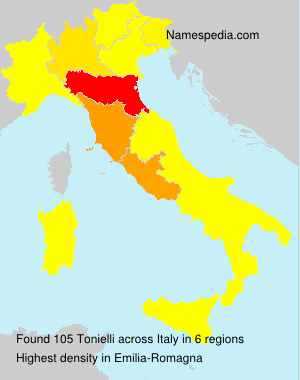 Surname Tonielli in Italy Surname Tonielli in Italy