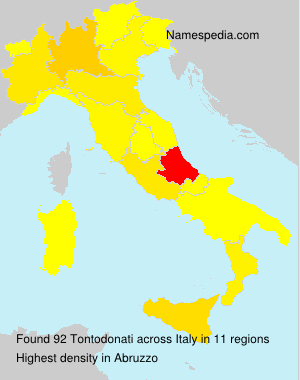 Surname Tontodonati in Italy Surname Tontodonati in Italy