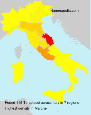 Surname Torcolacci in Italy Surname Torcolacci in Italy