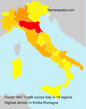 Surname Torelli in Italy Surname Torelli in Italy