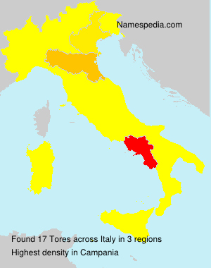 Surname Tores in Italy Surname Tores in Italy