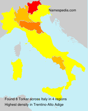 Surname Torkar in Italy Surname Torkar in Italy