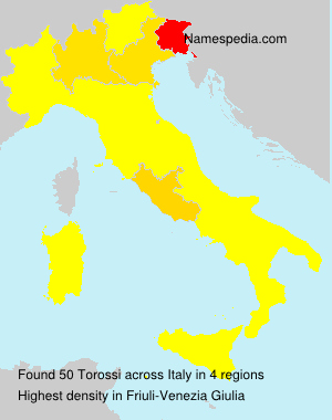 Surname Torossi in Italy Surname Torossi in Italy