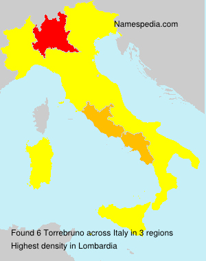 Surname Torrebruno in Italy Surname Torrebruno in Italy