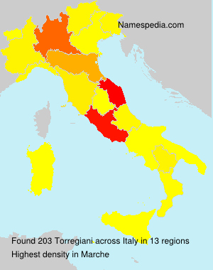 Surname Torregiani in Italy Surname Torregiani in Italy