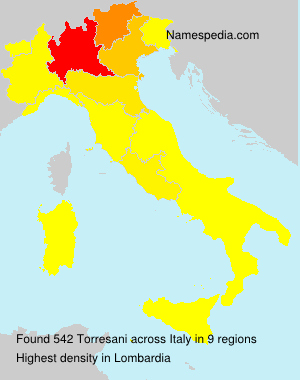 Surname Torresani in Italy Surname Torresani in Italy
