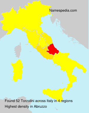 Surname Torzolini in Italy Surname Torzolini in Italy