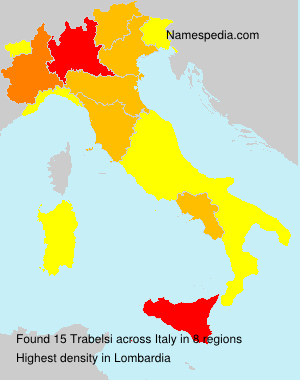 Surname Trabelsi in Italy Surname Trabelsi in Italy