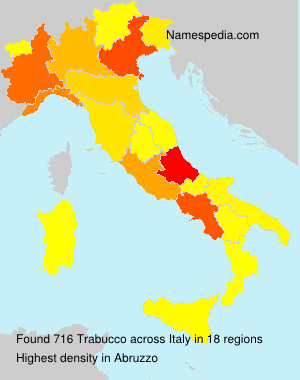 Surname Trabucco in Italy Surname Trabucco in Italy