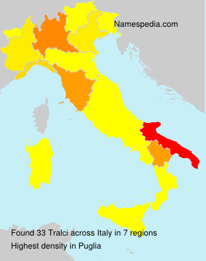 Surname Tralci in Italy Surname Tralci in Italy