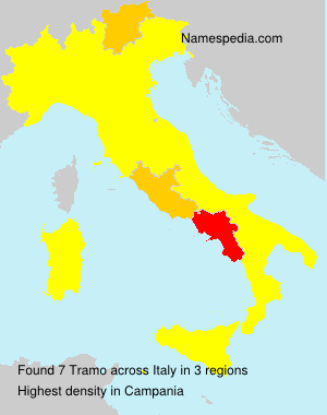 Surname Tramo in Italy Surname Tramo in Italy