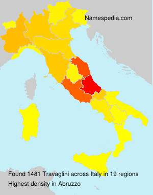 Surname Travaglini in Italy Surname Travaglini in Italy