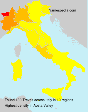 Surname Treves in Italy Surname Treves in Italy
