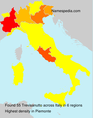 Surname Trevisanutto in Italy Surname Trevisanutto in Italy
