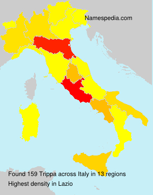 Surname Trippa in Italy Surname Trippa in Italy