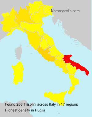 Surname Trisolini in Italy Surname Trisolini in Italy