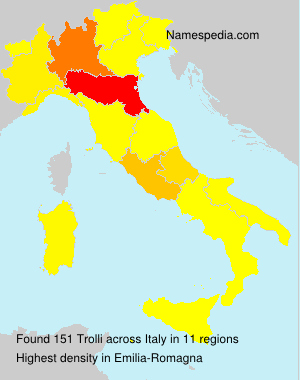 Surname Trolli in Italy Surname Trolli in Italy