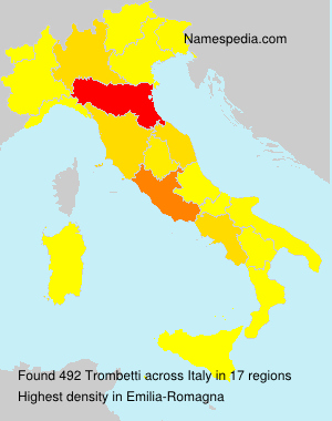 Surname Trombetti in Italy Surname Trombetti in Italy