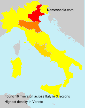 Surname Trovatori in Italy Surname Trovatori in Italy