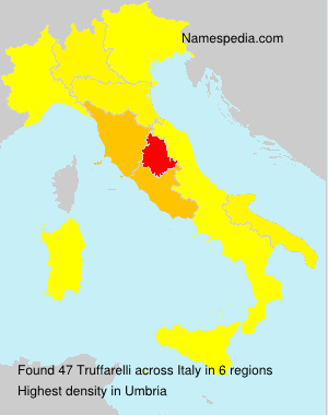 Surname Truffarelli in Italy Surname Truffarelli in Italy