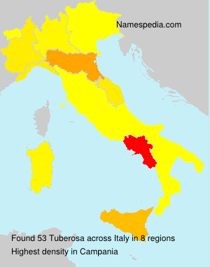 Surname Tuberosa in Italy Surname Tuberosa in Italy