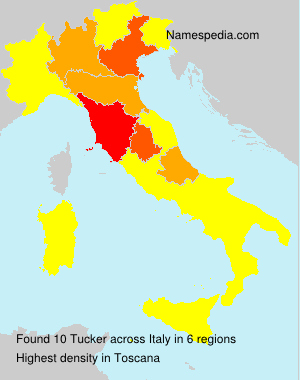 Surname Tucker in Italy Surname Tucker in Italy
